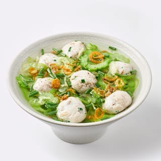 Canh Khổ Qua Chả Cá – Bitter Melon Soup with Fish Paste