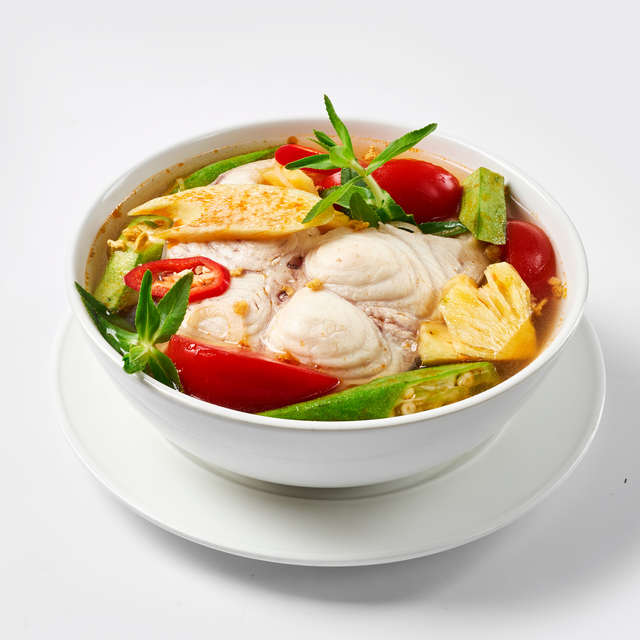 Canh Chua Cá Bông Lau - Sweet & Sour Soup with Catfish.