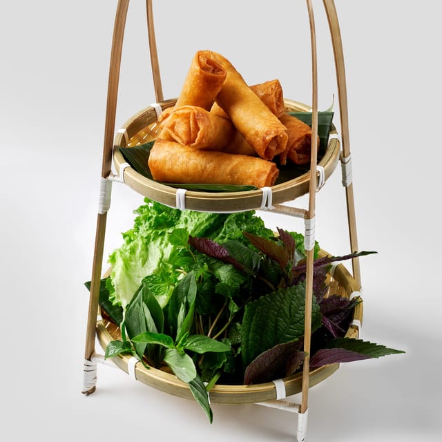 Chả Giò Tôm Thịt - Shrimp & Pork Egg Rolls.