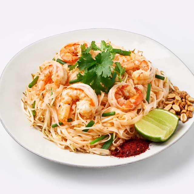 Pad Thái Tôm - Shrimp Pad Thai.