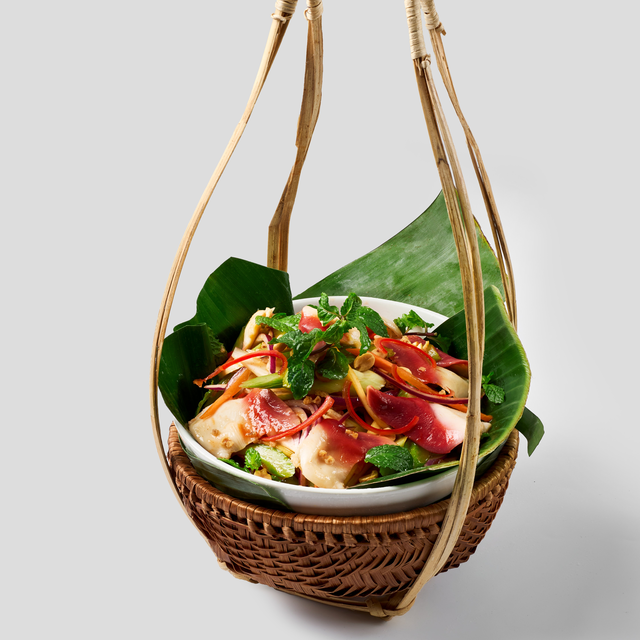 Gỏi Sò Đỏ Nhật - Japanese Red Scallop Salad.