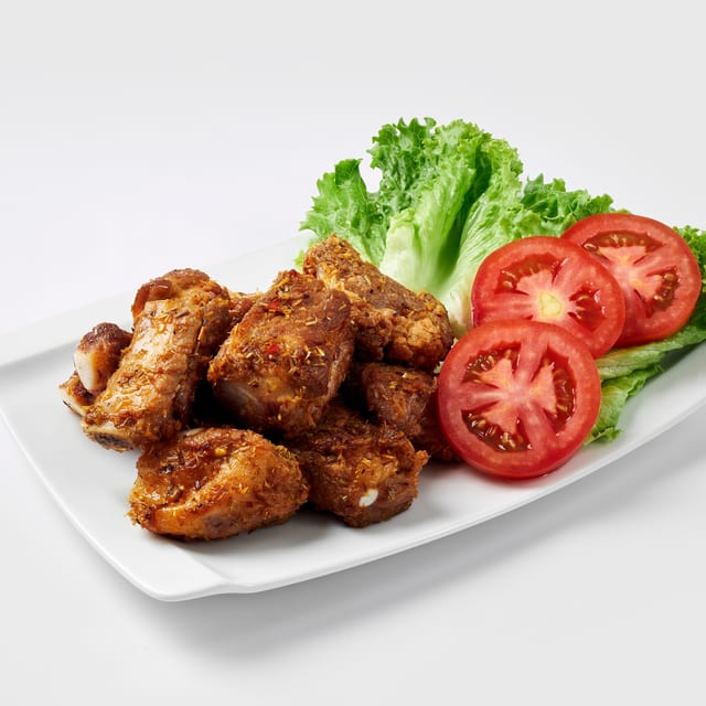 Sườn Chiên Sả – Lemongrass Fried Pork Ribs.