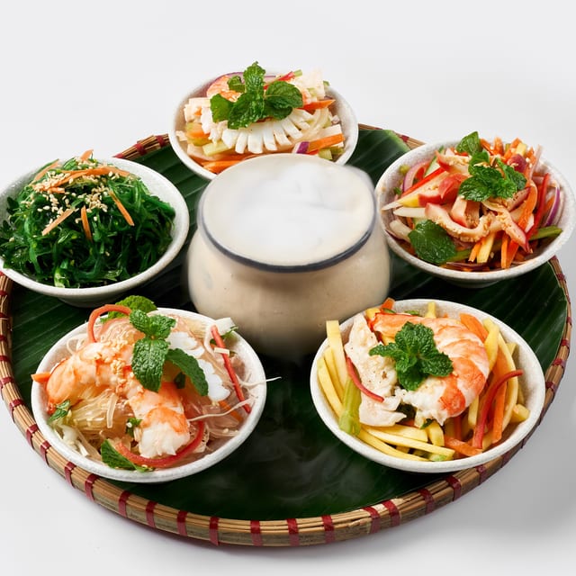 Gỏi Ngũ Sắc - Five-Color Vietnamese Salad.