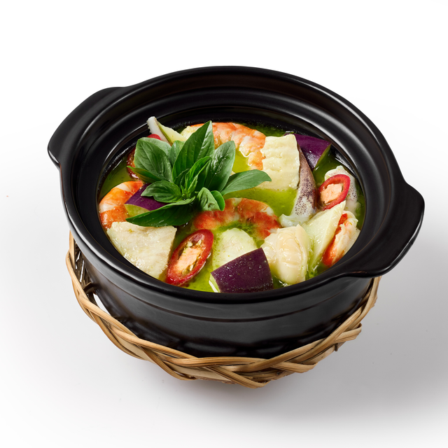 Cà-Ri Xanh Hải Sản – Green Seafood Curry.
