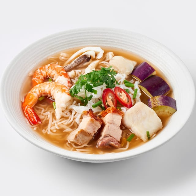 Bún Mắm – Vietnamese Fermented Fish Noodle Soup.