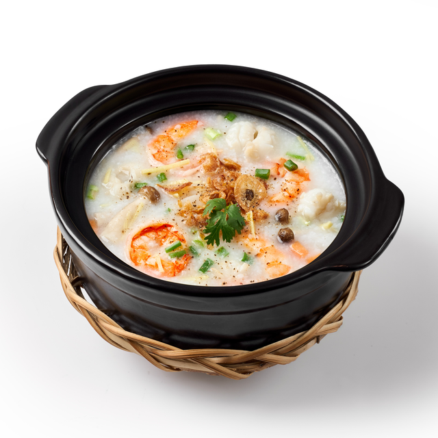 Cháo Hải Sản – Seafood Porridge.